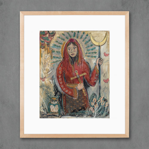 MARY OF THE MOONLIGHT limited edition paper print