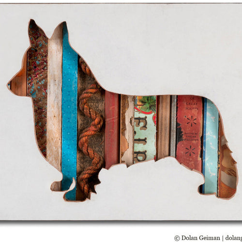 Dolan Geiman Corgi Silhouette Custom Dog Portrait