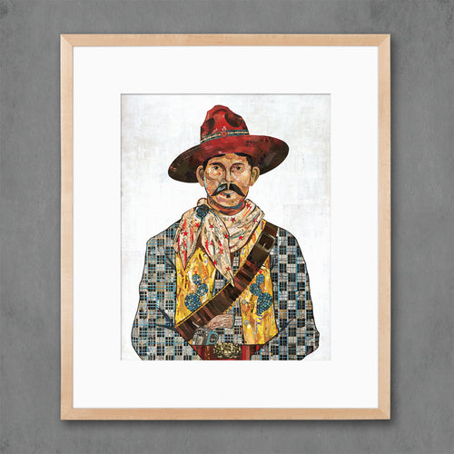 AMERICAN HERITAGE COWBOY (CACTUS) limited edition paper print