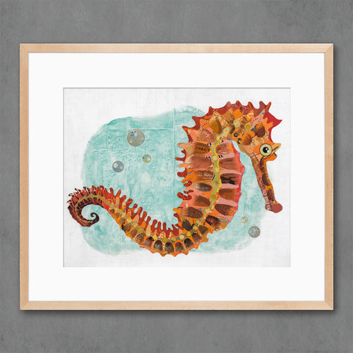 MAMA SEAHORSE limited edition paper print