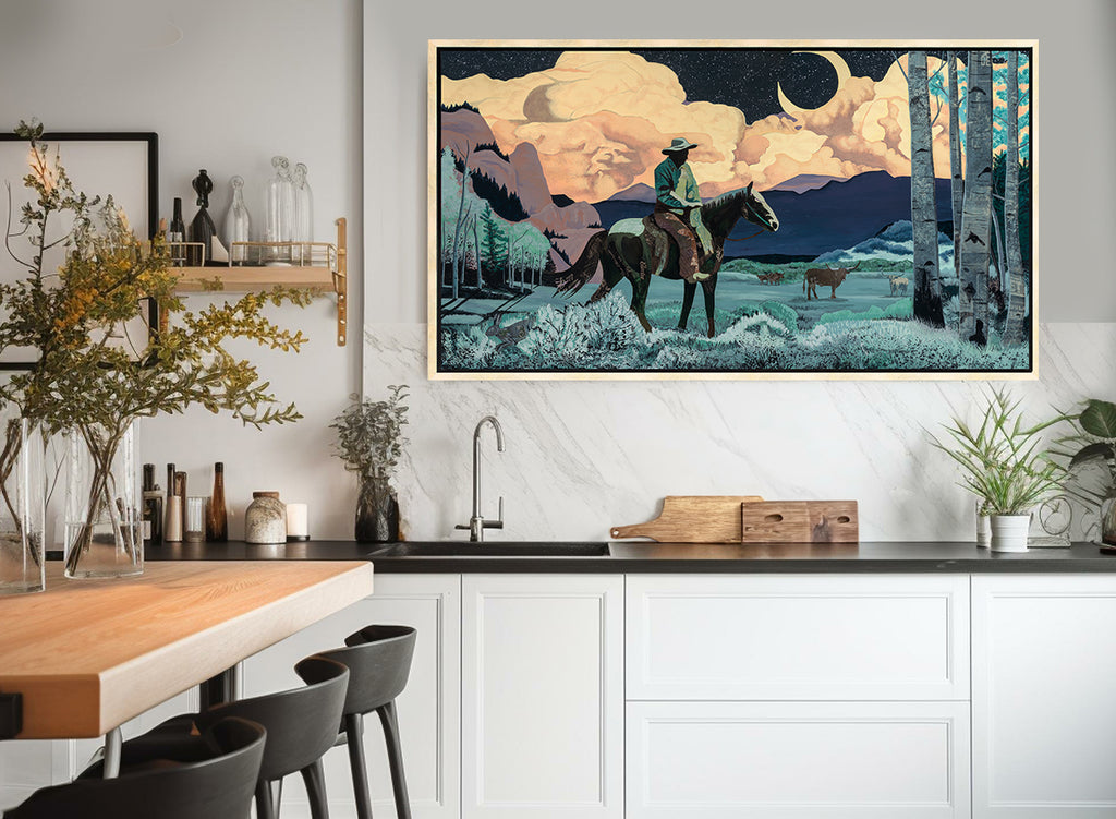 Midnight Roundup Canvas Print