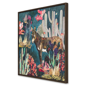 thumbnail for BURRO COUNTRY canvas print with float frame