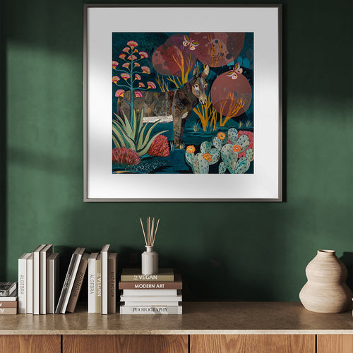 BURRO COUNTRY II limited edition paper print