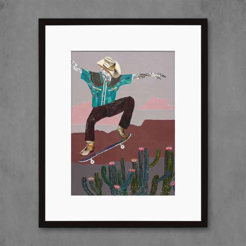 main image for CACTUS RODEO limited edition paper print