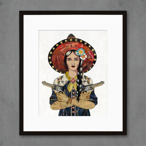 CANYON CREEK ANGEL (NAVY) limited edition paper print