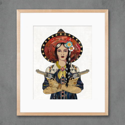 CANYON CREEK ANGEL (NAVY) limited edition paper print