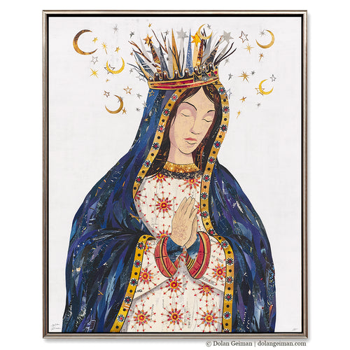 CELESTIAL QUEEN canvas print with float frame