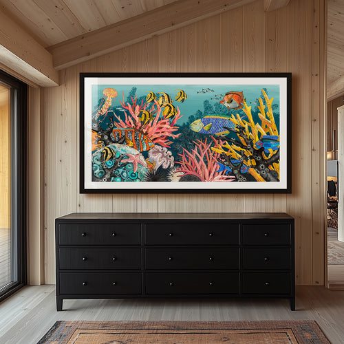 CORAL REEF limited edition paper print