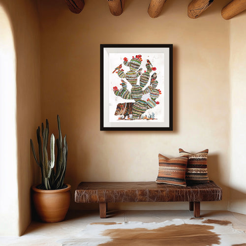 DESERT MORNING (JAVELINA) limited edition paper print