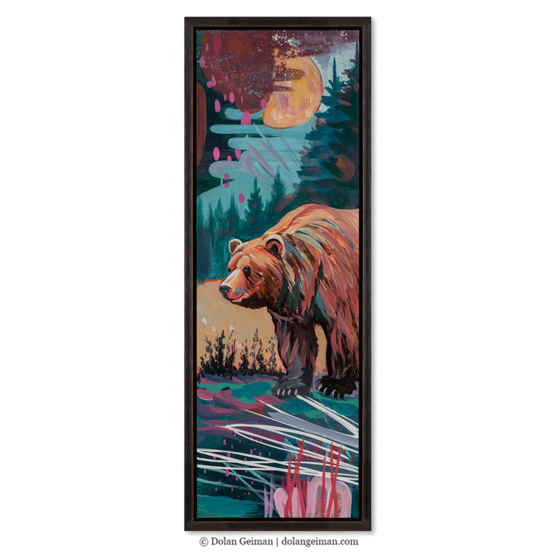 main image for FULL MOON GRIZZLY original painting