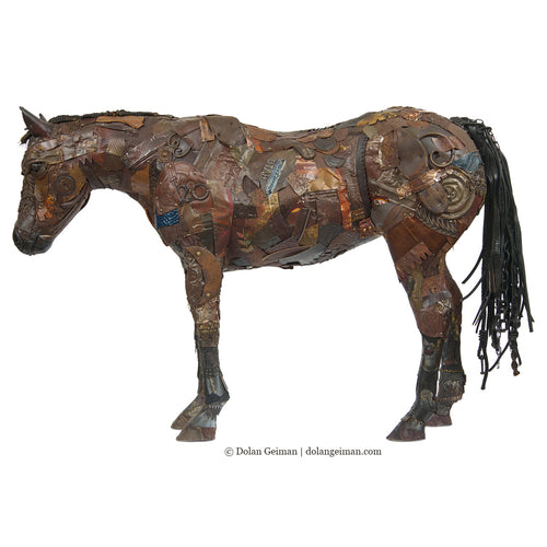 CUSTOM HORSE original 3D sculpture