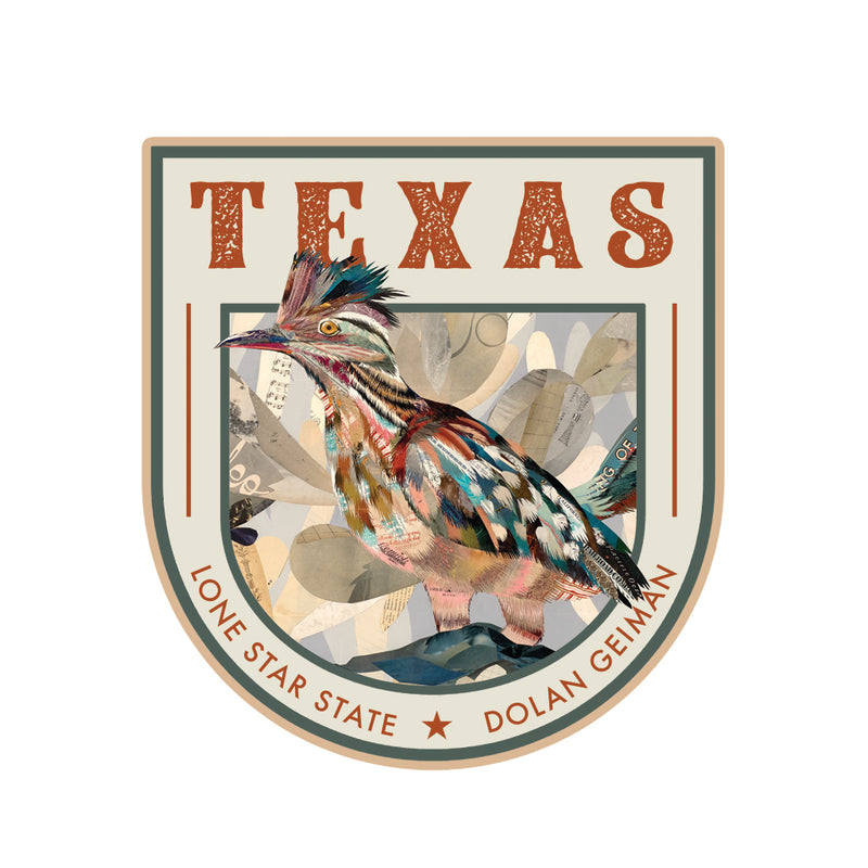 main image for TEXAS ROADRUNNER limited edition paper print