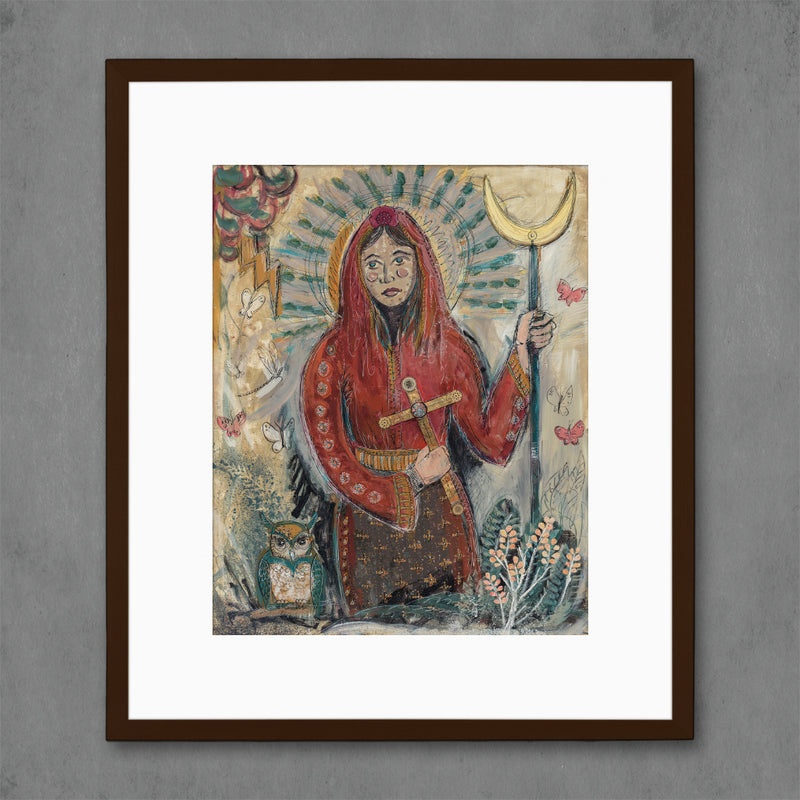 MARY OF THE MOONLIGHT limited edition paper print