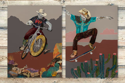 CACTUS RODEO limited edition paper print