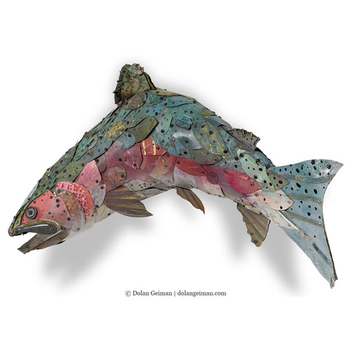 RAINBOW TROUT original 3D sculpture