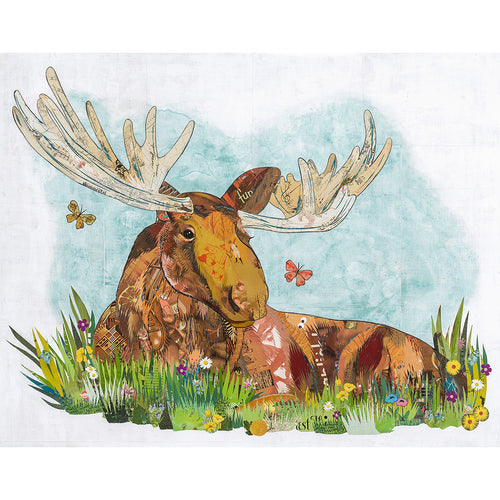 RELAXING IN THE WOODS limited edition paper print