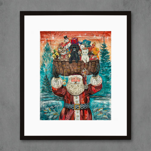 2024 SANTA CLAUS limited edition paper print