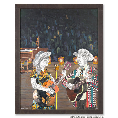 CUSTOM MUSICIANS original paper collage