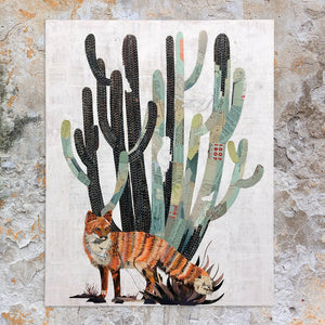 thumbnail for BAJA BACKCOUNTRY (FOX) original paper collage