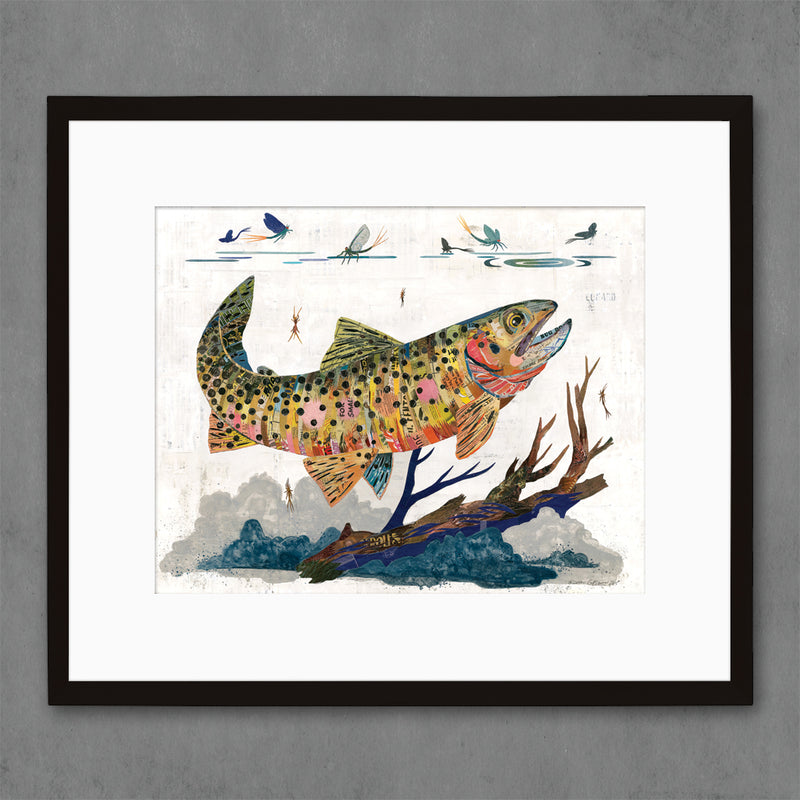 main image for GREENBACK CUTTHROAT TROUT limited edition paper print