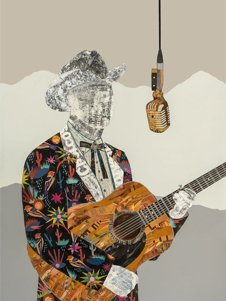 COUNTRY MUSIC DONE CHANGED limited edition paper print