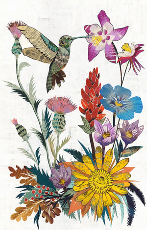thumbnail for HUMMINGBIRD (WILDFLOWERS) limited edition paper print