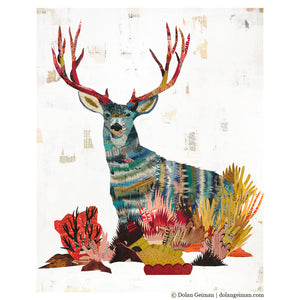 thumbnail for MULE DEER limited edition paper print