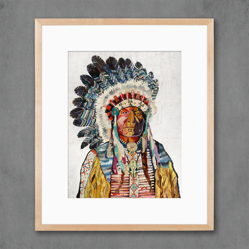AMERICAN HERITAGE CHIEF limited edition paper print
