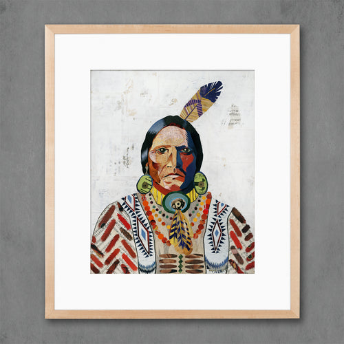 AMERICAN HERITAGE WARRIOR limited edition paper print
