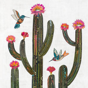 thumbnail for CACTUS COUNTRY (TORTOISE) original paper collage