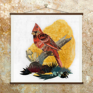 thumbnail for CARDINAL ON BRANCH limited edition paper print