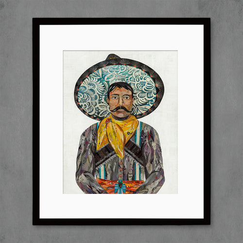 western Vaquero cowboy art print | Hispanic heritage art