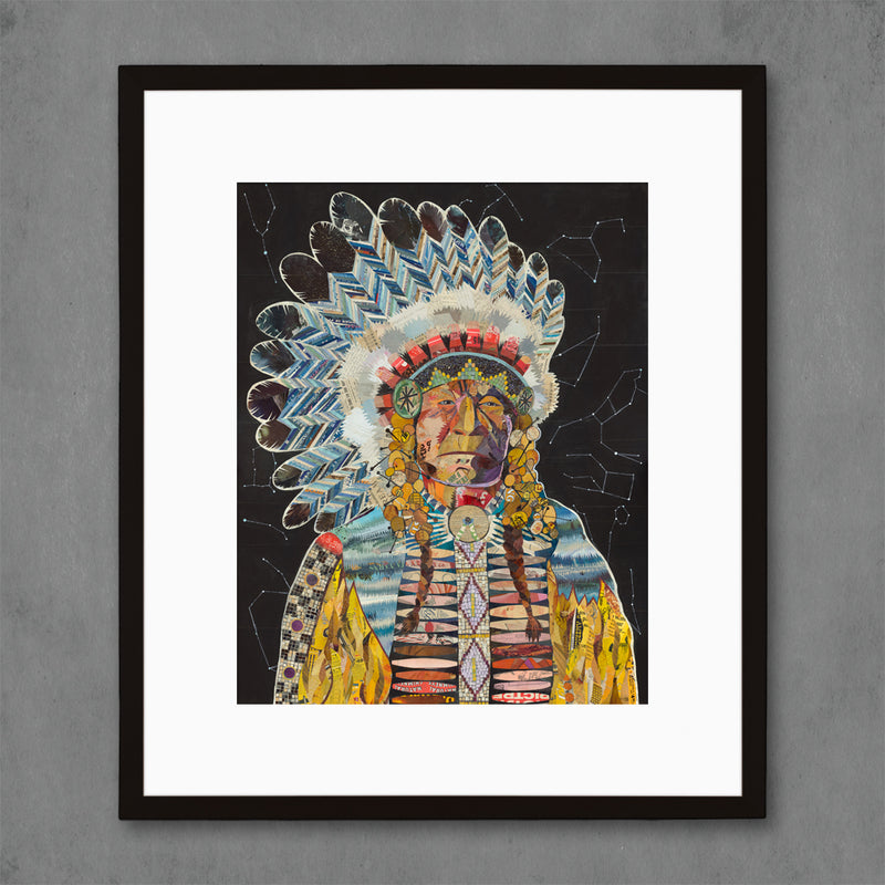 main image for AMERICAN HERITAGE CHIEF (CONSTELLATION) limited edition paper print