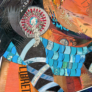 thumbnail for WISDOM AND COURAGE CHIEFTESS original paper collage