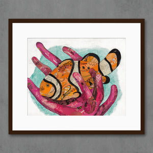 thumbnail for CLOWNFISH limited edition paper print