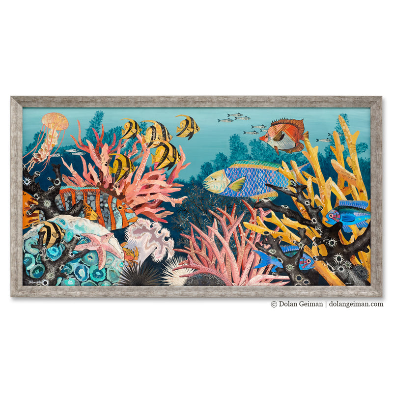 main image for CORAL REEF (2023 EDITION) original paper collage