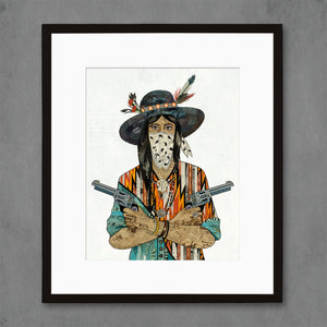 thumbnail for COWGIRL (BANDANA), II limited edition paper print