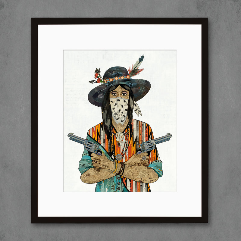 main image for COWGIRL (BANDANA), II limited edition paper print