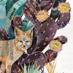 thumbnail for LAND OF THE KIT FOX original paper collage