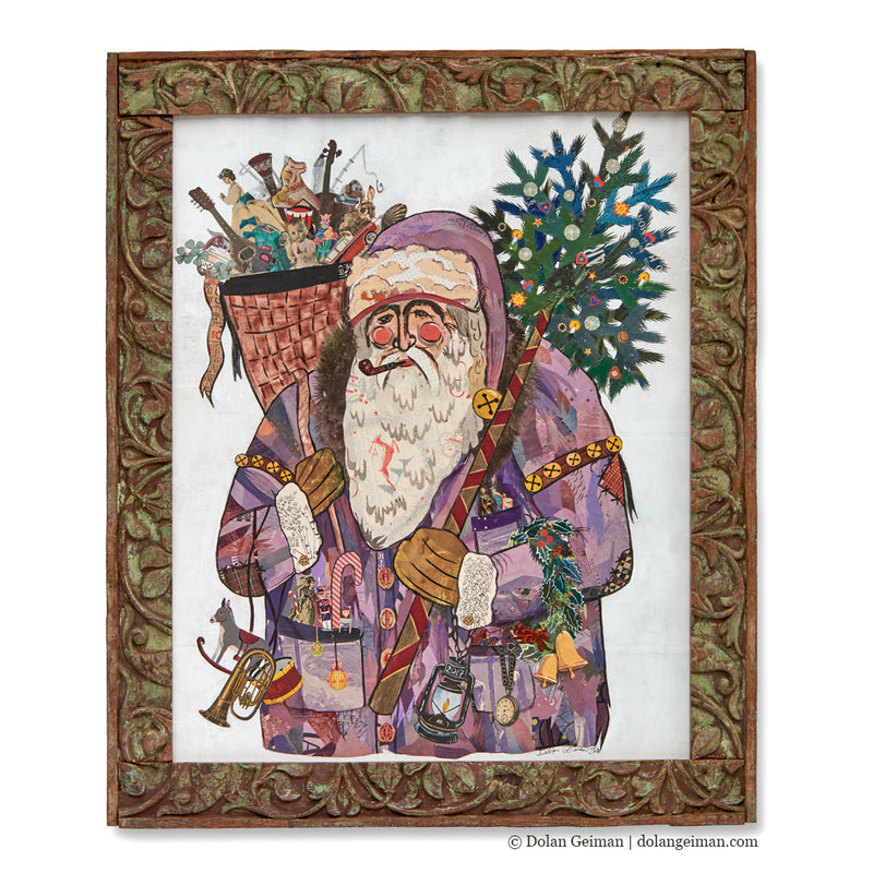 main image for OLD ST. NICK original paper collage