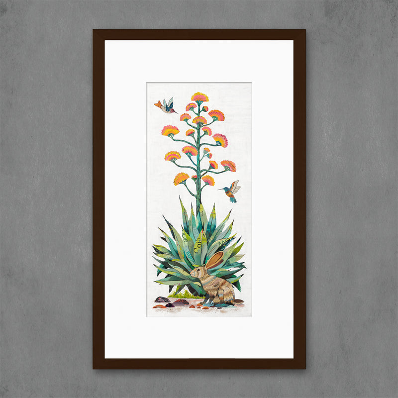 CACTUS COUNTRY (JACKRABBIT) limited edition paper print
