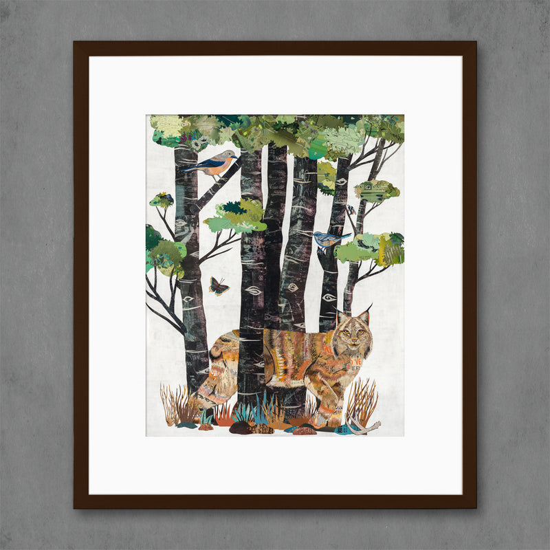 HIGH COUNTRY SUMMER (LYNX) limited edition paper print