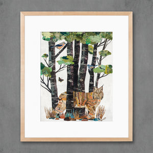 thumbnail for HIGH COUNTRY SUMMER (LYNX) limited edition paper print