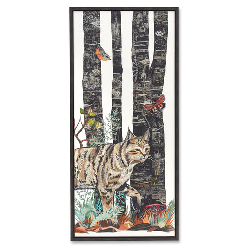 WHSL - Canvas -  Midnight Forest (Bobcat)