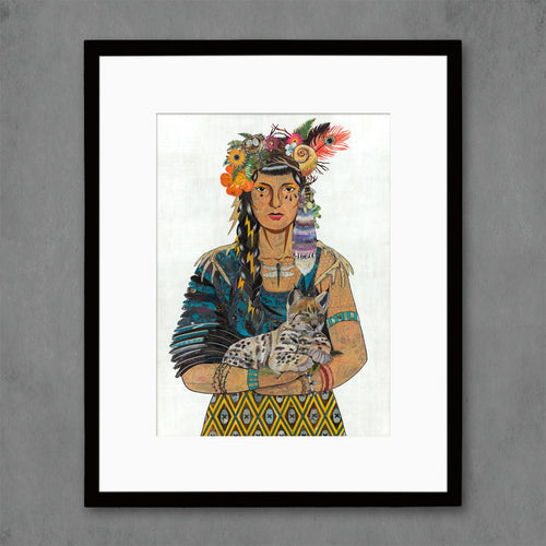 MOTHER NATURE (LYNX) limited edition paper print