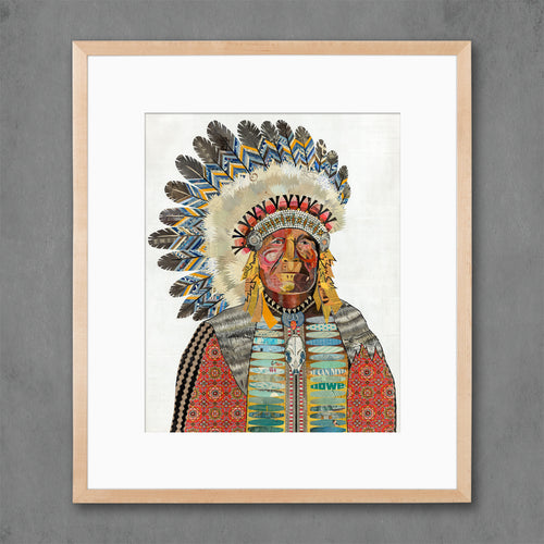 POET OF THE PLAINS limited edition paper print