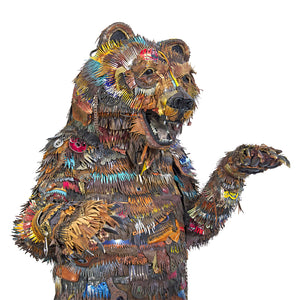 thumbnail for CUSTOM LIFE-SIZE 9' GRIZZLY original 3D sculpture