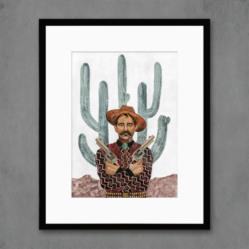 main image for SAGUARO COWBOY limited edition paper print