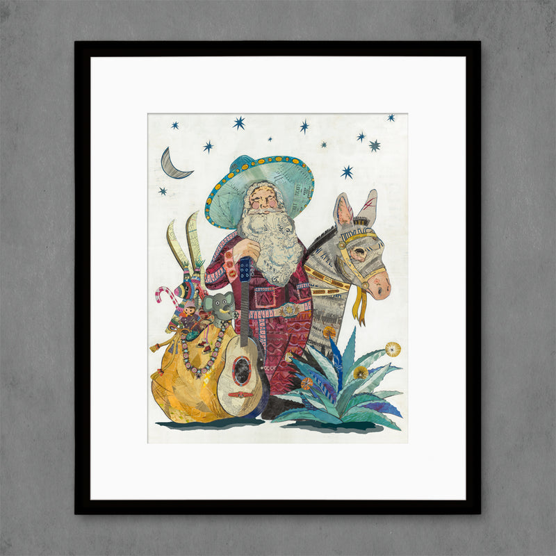 main image for 2018 SANTA CLAUS limited edition paper print