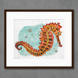 thumbnail for MAMA SEAHORSE limited edition paper print